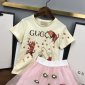 Replica Gucci 2022 Girl's T-shirt and Skirt Set