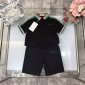 Replica Gucci 2022 Boy's Polo Shirt and Shorts Set