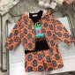 Replica Gucci 2022 Children's Jacket，T-shirt and Shorts Set