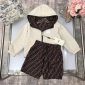Replica Fendi New reversible Hooded Jacket and Shorts set for Children