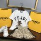 Replica Fendi 2022 Children T-shirt and Shorts Set