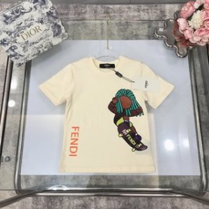 Fendi New Girl Print Children's T-shirt