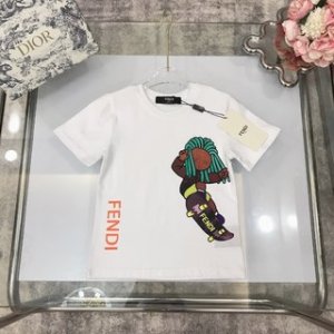 Fendi New Girl Print Children's T-shirt