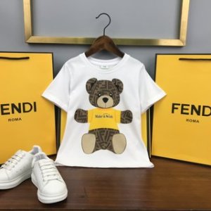 Fendi New Bear Print Children T-shirt