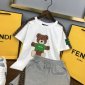 Replica Fendi 2022 New T-shirt and Shorts Set