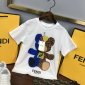 Replica Fendi 2022 New Bear Print T-Shirt and Skirt Set