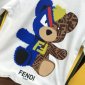 Replica Fendi 2022 New Bear Print T-Shirt and Skirt Set