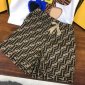 Replica Fendi 2022 New Bear Print T-Shirt and Skirt Set