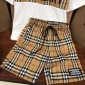 Replica Burberry 2022 New T-Shirt and Shorts Set