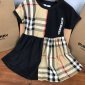 Replica Burberry 2022 New Girl Grid Dress