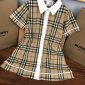 Replica Burberry 2022 New Girl Grid Dress