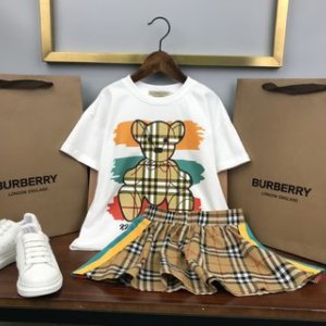 Burberry 2022 T-shirt and Skirt Set