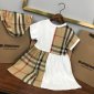 Replica Burberry 2022 New Splicing grid Dress