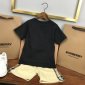 Replica Burberry 2022 New T-shirt and Shorts Set