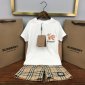 Replica Burberry 2022 New Children T-shirt and Shorts Set