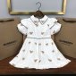 Replica Burberry 2022 New Girl Teddy Bear Pleated Dress