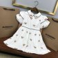 Replica Burberry 2022 New Girl Teddy Bear Pleated Dress