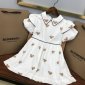 Replica Burberry 2022 New Girl Teddy Bear Pleated Dress