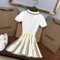 Replica Burberry 2022 New Girl Pleated Dress