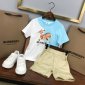 Replica Burberry 2022 New Children T-shirt and Shorts Set