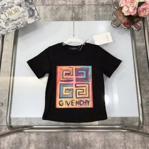 Givenchy 2022 Fashion Children's T-shirt in Black
