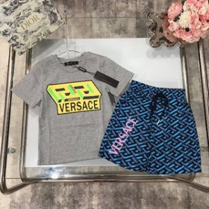 Versace 2022 Children T-shirt and Shorts Set