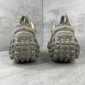 Replica Balenciaga Defender mesh and rubber platform sneakers in grey