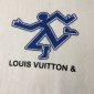 Replica LOUIS VUITTON 2022 new sport running printing T-shirt