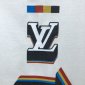 Replica LOUIS VUITTON 2022 rainbow logo printing T-shirt