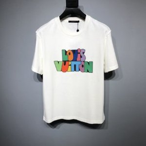 Louis Vuitton 2022 colorful letter printing T-shirt