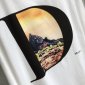 Replica Dior CD 2022 NEW Mountain scenery pattern T-shirt