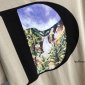 Replica Dior CD 2022 NEW Mountain scenery pattern T-shirt