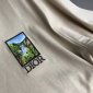 Replica Dior CD 2022 NEW Mountain scenery pattern T-shirt