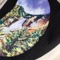 Replica Dior CD 2022 NEW Mountain scenery pattern T-shirt