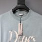 Replica Dior CD 2022 NEW Letter embroidery cotton T-shirt