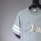 Replica Dior CD 2022 NEW Letter embroidery cotton T-shirt