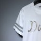 Replica Dior CD 2022 NEW Letter embroidery cotton T-shirt