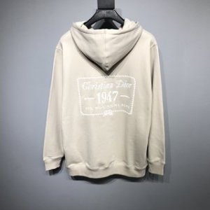 Dior 2022FW fashion 1947 hoodies in beige