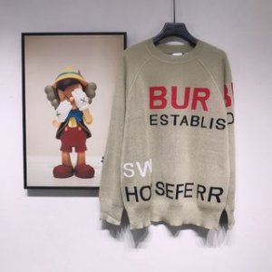BURBERRY 2022FW fashion sweater in khaki