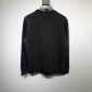 Replica Burberry Logo Graphic Cotton Sweatshirt Black