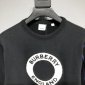 Replica Burberry Logo Graphic Cotton Sweatshirt Black