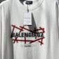 Replica BALENCIAGA 2022SS fashion T-shirt in white