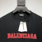 Replica BALENCIAGA 2022SS fashion T-shirt in black