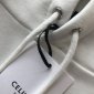 Replica CELINE 2022FW fashion hoodies in white