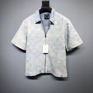 GIVENCHY 2022ss new fashion shirt in blue