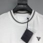 Replica PRADA 2022SS fashion T-shirt in white