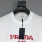 Replica PRADA 2022SS fashion T-shirt in white