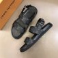 Replica Louis Vuitton Sandal MIRABEAU in Black