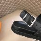 Replica Louis Vuitton Sandal MIRABEAU in Black