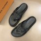 Replica Louis Vuitton Slipper MIRABEAU in Black